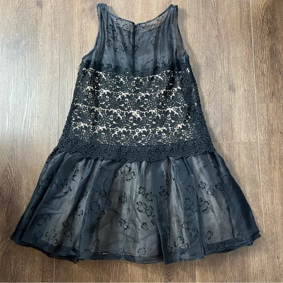 RED Valentino | Dresses | Red Valentino Black Lace Embroidered Dress |  Poshmark